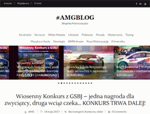 Tablet Screenshot of annagrzesik.blog.motocaina.pl
